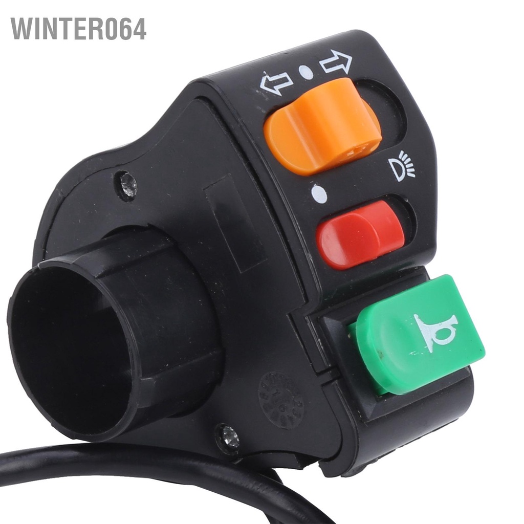 2 chiếc  công tắc còi  Xe đạp điện tay ga Đa năng 3 trong 1 Đèn báo rẽ Winter064