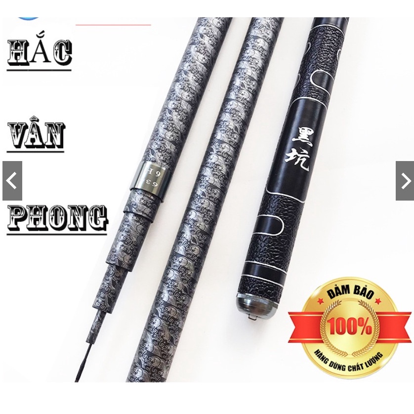 Cần Câu Tay Câu Đài Hắc Vân Phong Bạo Lực Độ Cứng 5H CC8