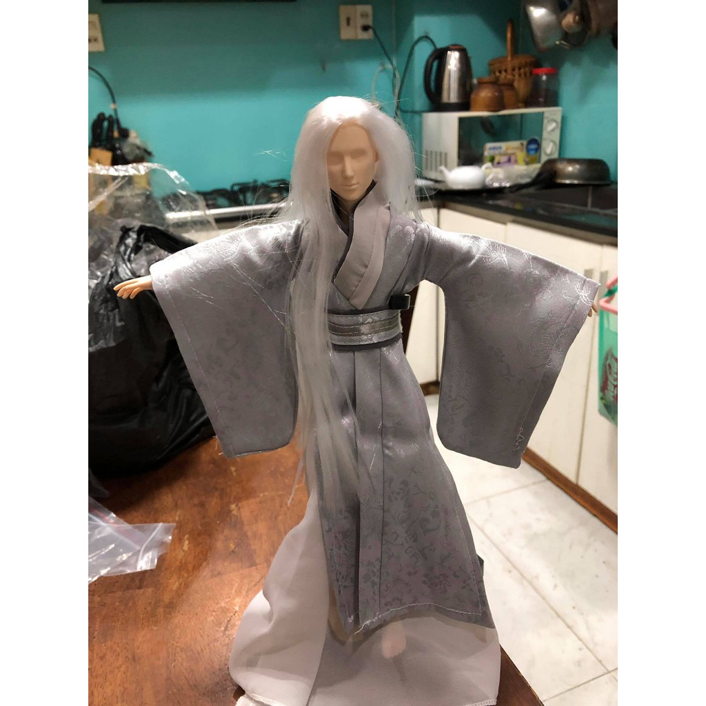 Hàng hiếm Mô hình búp bê cổ trang nam tóc dài 12 inch 1/6 30 cm Xinyi FR chân dài - Custom figure