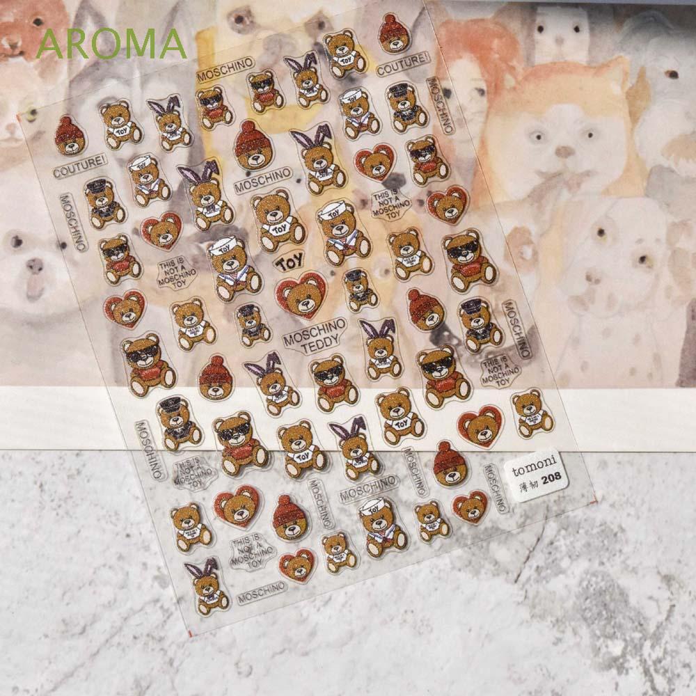 [Hàng mới về] Miếng Dán Trang Trí Móng Tay 3D Siêu Mỏng Diy