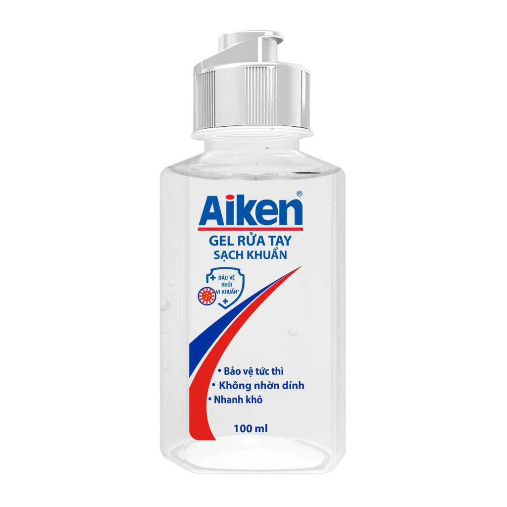 Gel rửa tay khô sạch khuẩn Aiken 100ml
