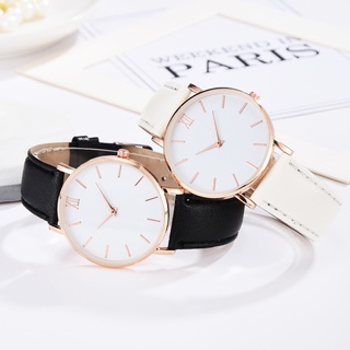 Đồng Hồ Nữ Mặt Tròn Dây Da Thời Trang