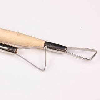 6 Dụng cụ điêu khắc đất sét cán gỗ 8 inch
