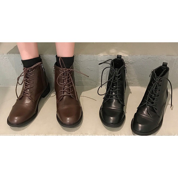 [ORDER] GIÀY BOOTS MARTIN CỔ NGẮN BỐT CỔ NGẮN ULZZANG HÀN QUỐC SIÊU XINH