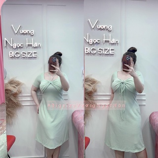 ĐẦM THUN GÂN XỐP CUỘC NƠ BIGSIZE