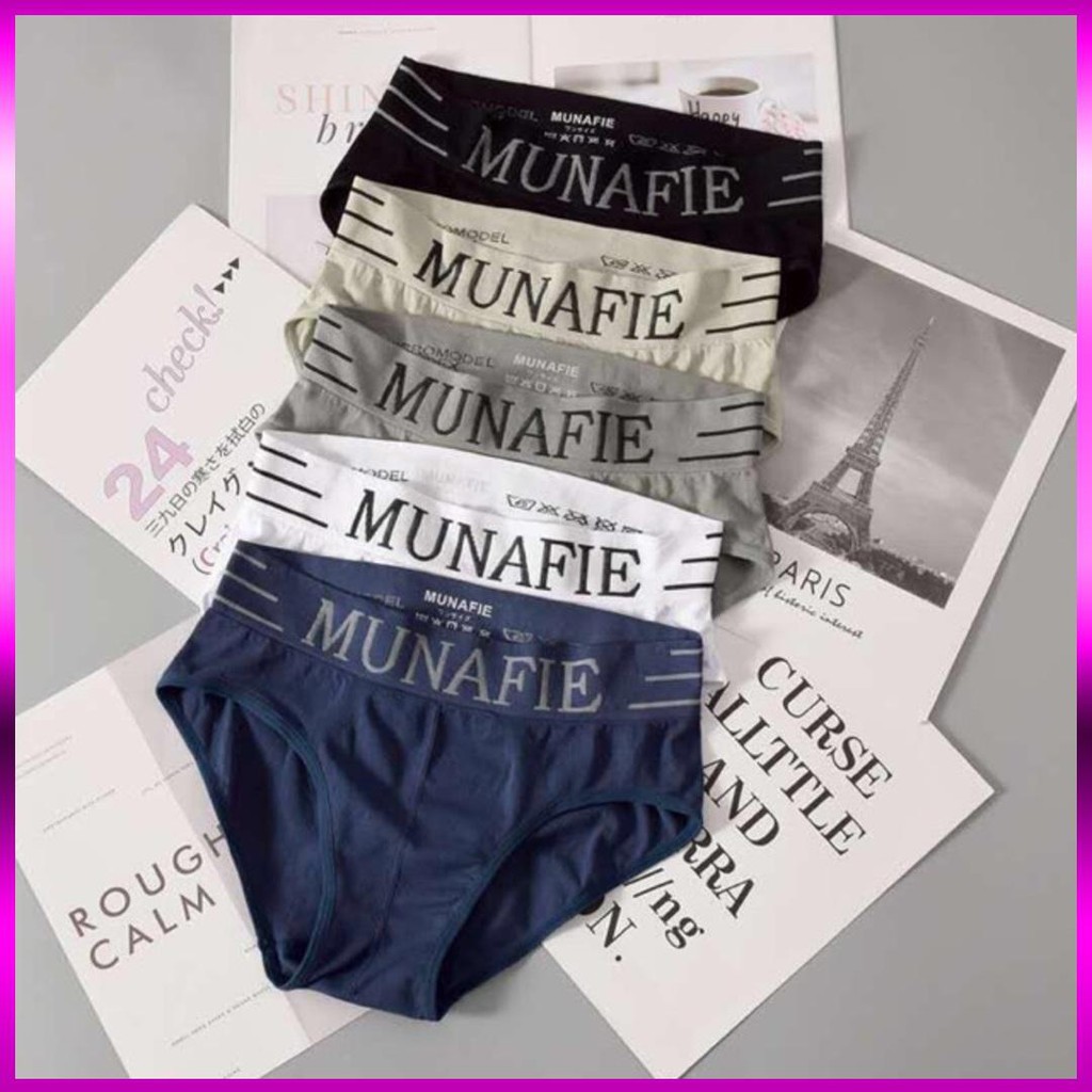 QUẦN SỊP NAM MUNAFIE KÈM TÚI ZIP (Xuất Nhật)
