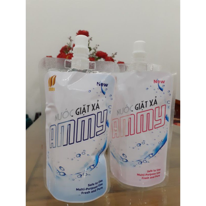 Nước giặt xả AMMY 0.3L hương hoa tự nhiên dịu nhẹ