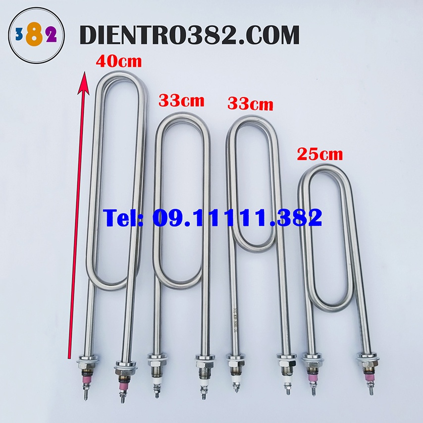 Thanh điện trở U kép nồi phở, còng nhiệt, đun nước tủ cơm
