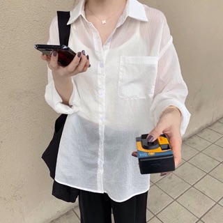 ORDER Áo sơ mi basic sơ mi mỏng mùa hè - nhiều màu