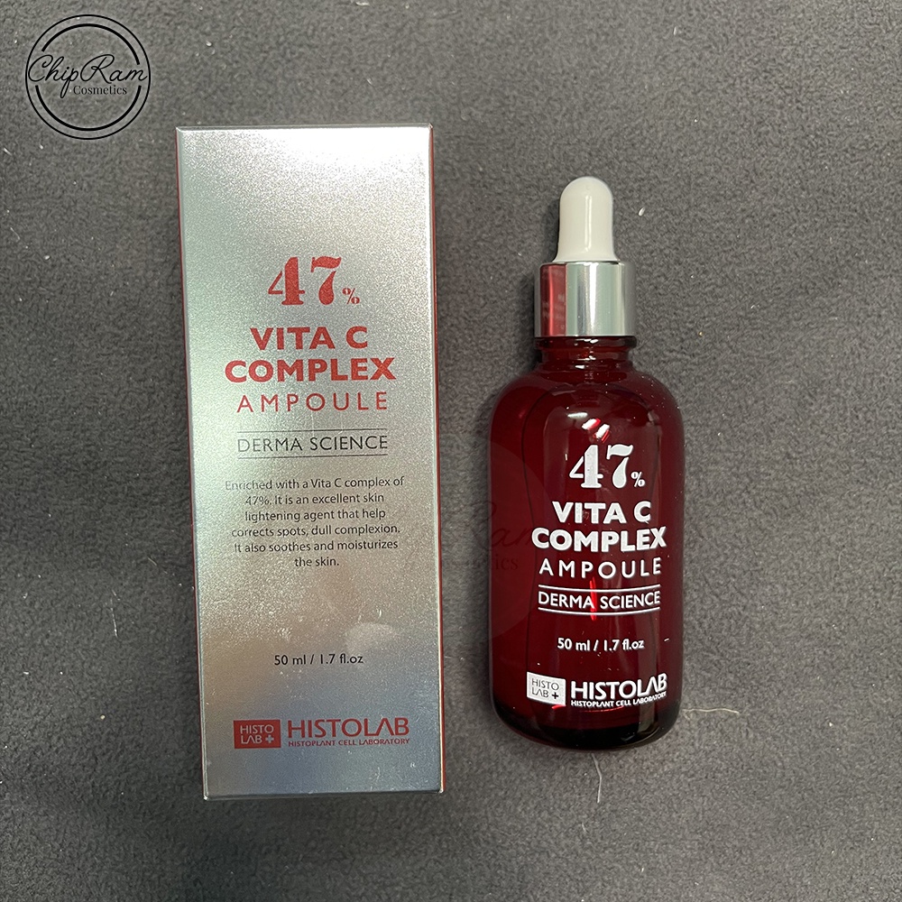 Tinh chất dưỡng trắng Histolab Ampoule Vita C Complex mờ thâm 50ml