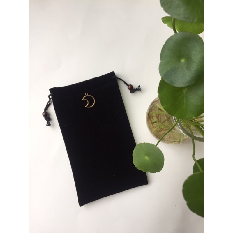 Túi vải nhung handmade đựng bài Tarot, trang sức, điện thoại