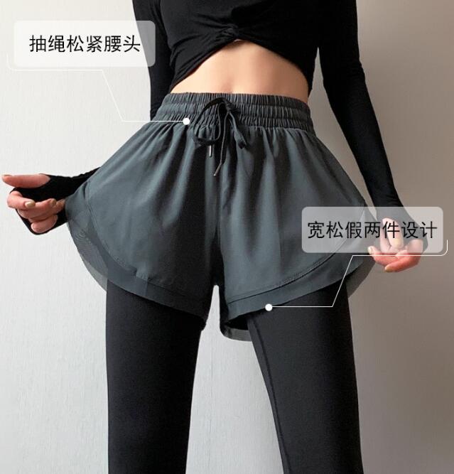 Quần thể thao dài ôm sát co giãn thời trang cho nữ