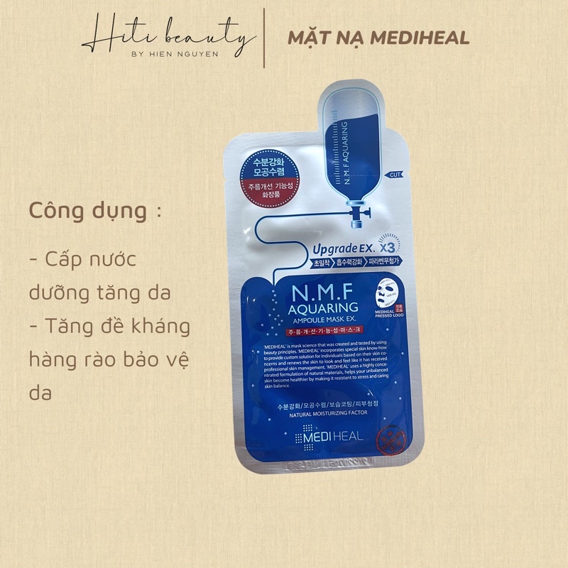 mặt nạ mediheal  cấp ẩm trắng da