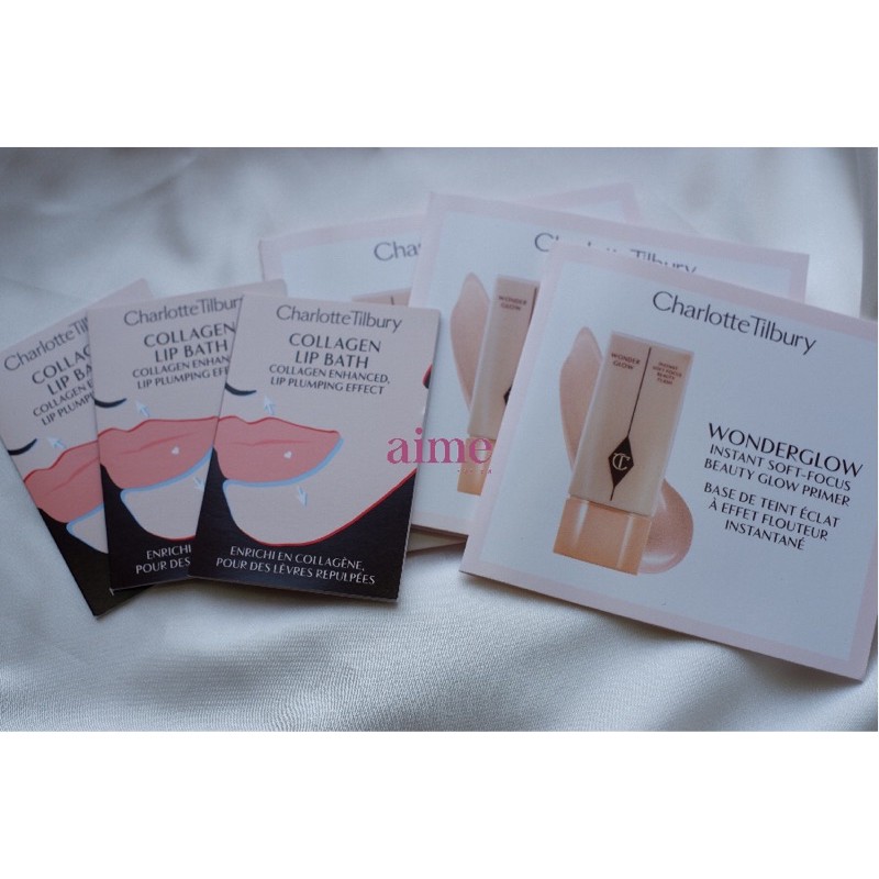 Son dưỡng Charlotte Collagen Lip Bath tester combo 3