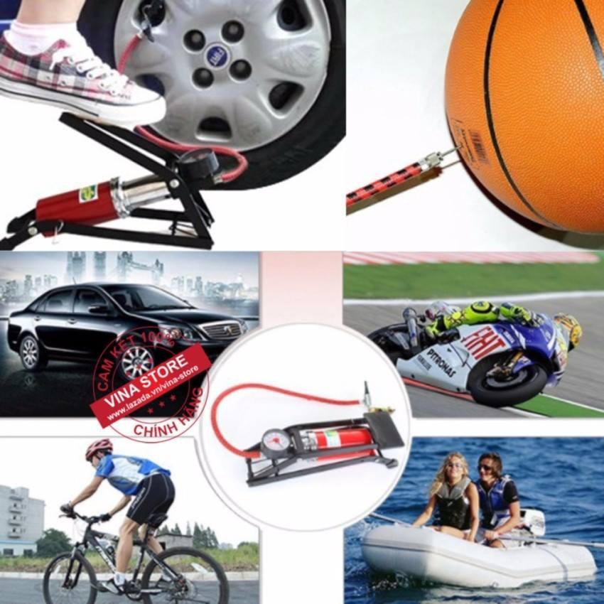 Bơm hơi đạp chân mini siêu tiện lợi nhỏ gọn cho ô tô - xe máy, bơm xe máy, bơm xe đạp, bơm lốp ô tô, bơm mini