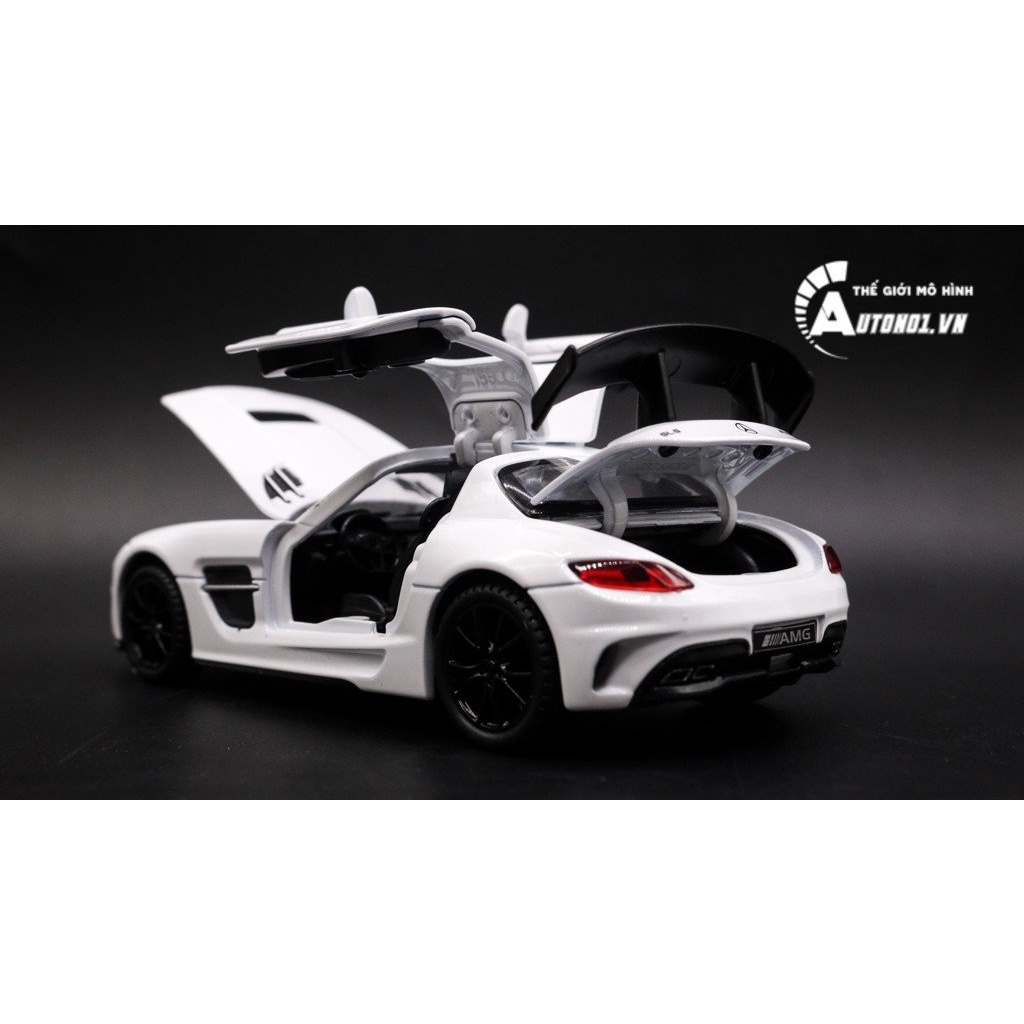 MÔ HÌNH XE MERCEDES SLS WHITE 1:32 MINIAUTO 7836