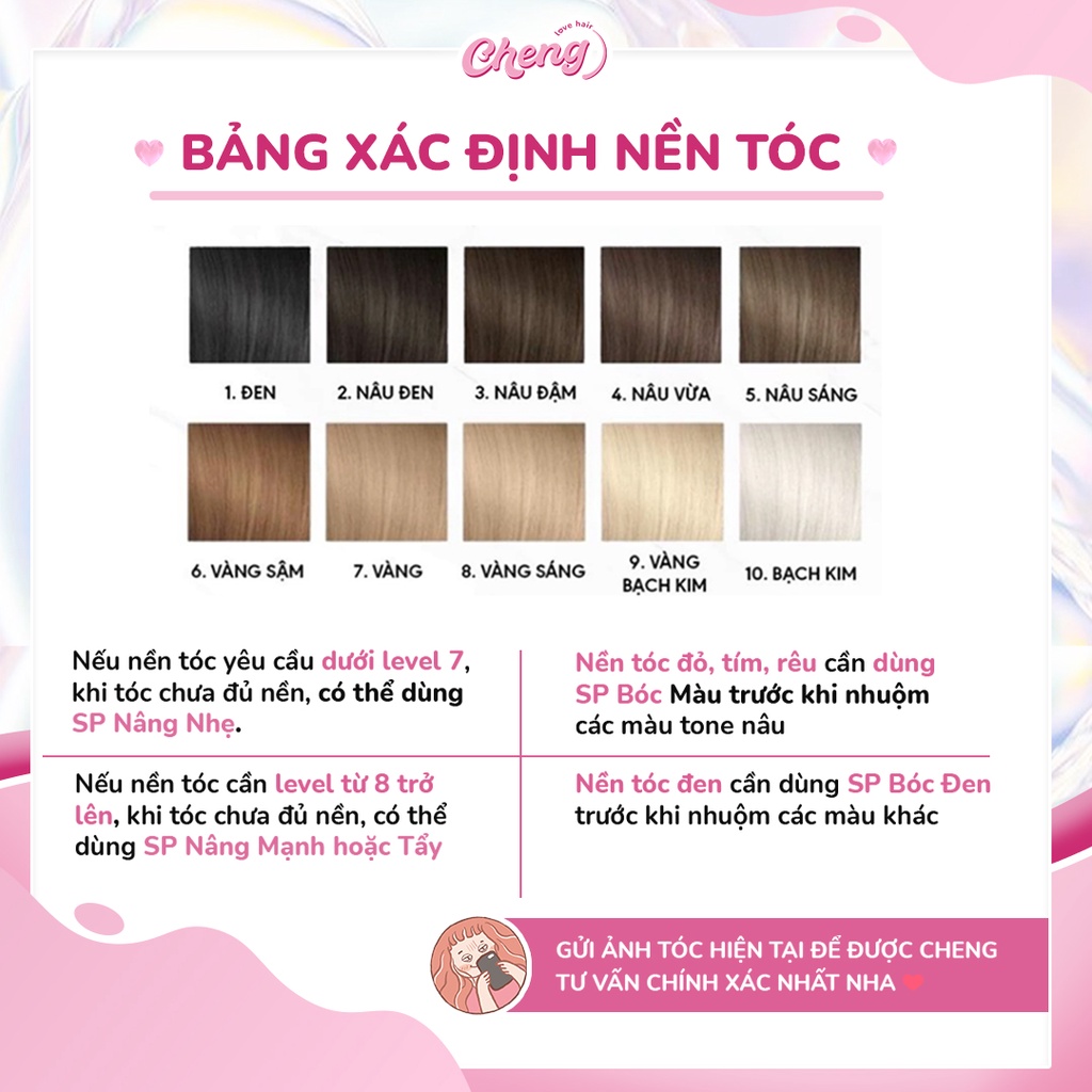 Thuốc Nhuộm Tóc Màu NÂU KHÓI SÁNG Không Tẩy| Chenglovehair, Chenglovehairs