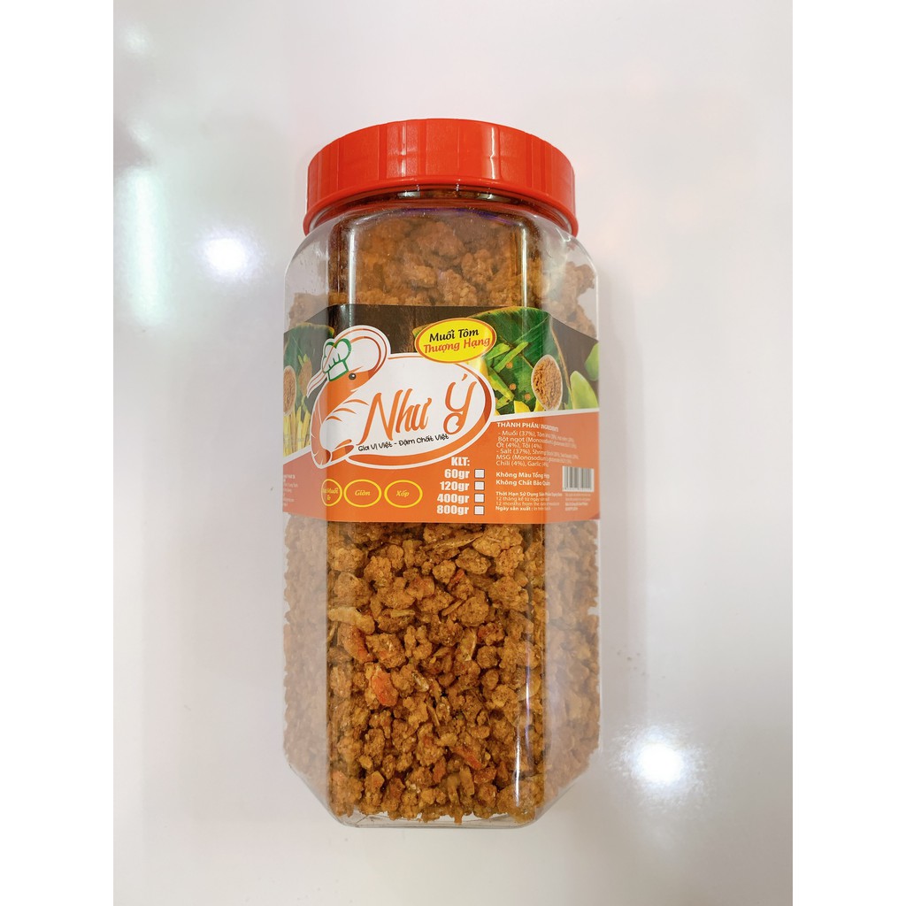 [Mã 77FMCGSALE1 giảm 10% đơn 250K] Muối Tôm Như Ý Thượng Hạng Hôp 400g