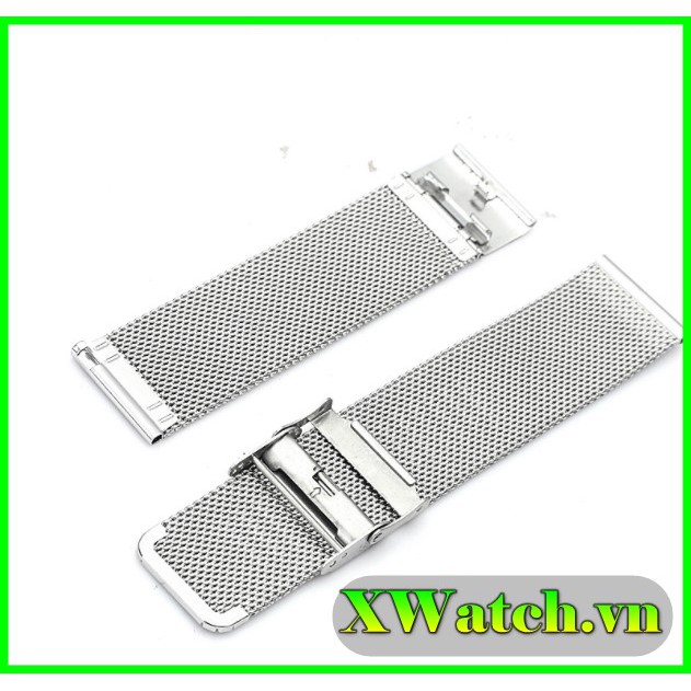 Dây đồng hồ kiểu lưới mesh loại mắt nhỏ 12 13 16 18 20 22 24MM