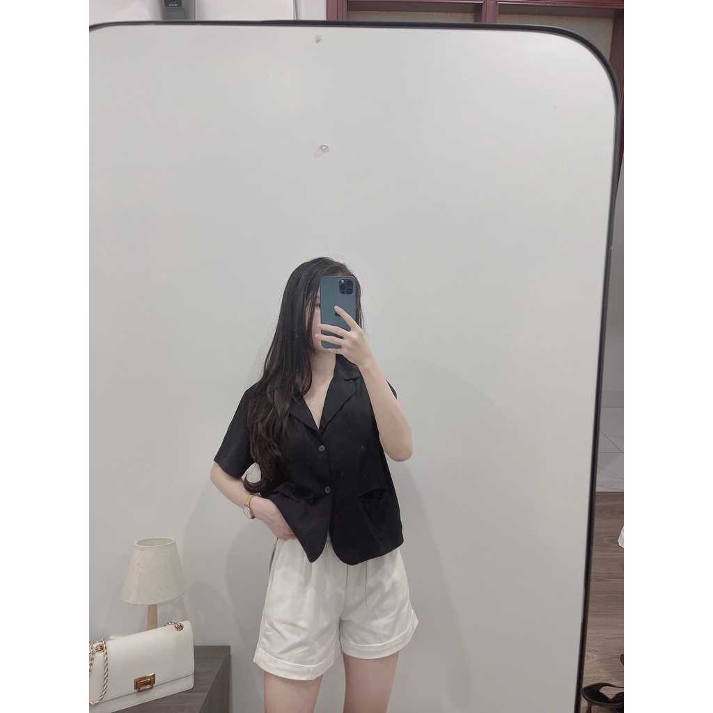 Vest cộc 2 khuy