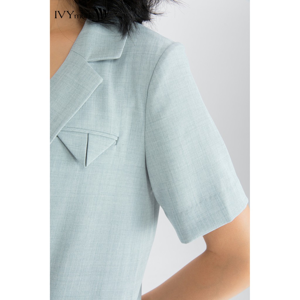 Áo blazer tay ngắn thiết kế IVY moda MS 61T0022