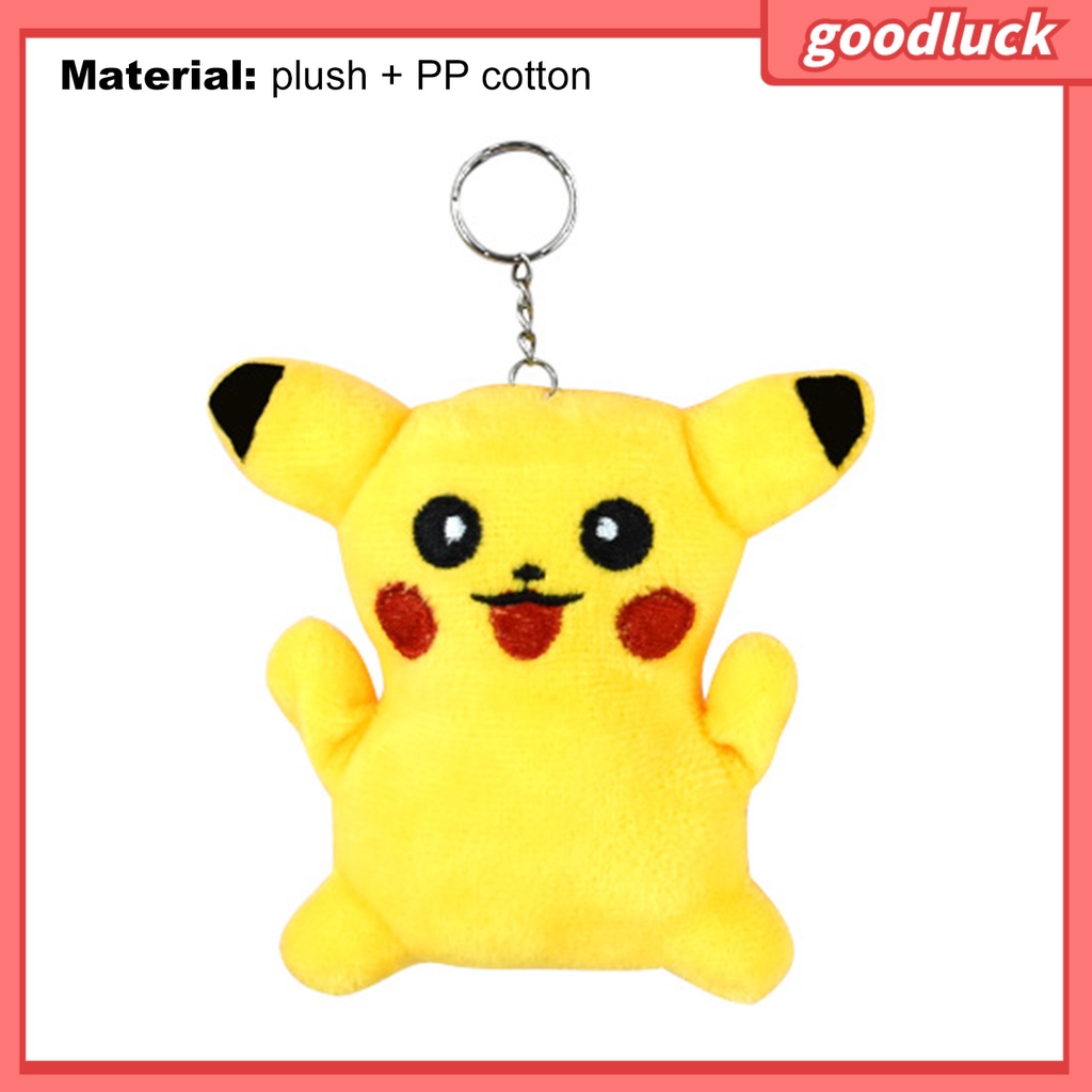 Móc khóa hình Pikachu màu vàng dễ thương