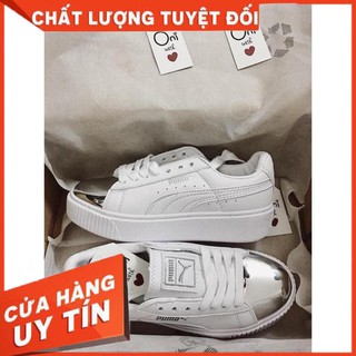 HOT | Thanh Lý| [ẢNH THẬT] GIÀY NỮ PUMA mũi Bạc TOP CHAY Tốt Nhất 👟 2020