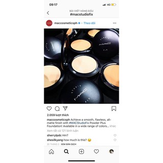Phấn nén Mac Studio Fix