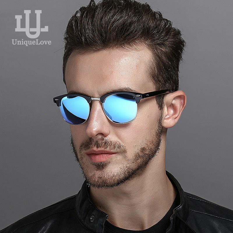 Kính Mát Gọng Vuông Cổ Điển Chống Tia UV400 Dành Cho Nam Và Nữ