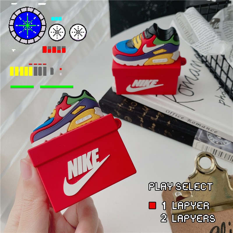 Ốp airpod giày thể thao vỏ airpods Nike  bảo vệ hộp tai nghe không dây bluetooth 1/2/Pro/i12/i9/i7/tws Kino