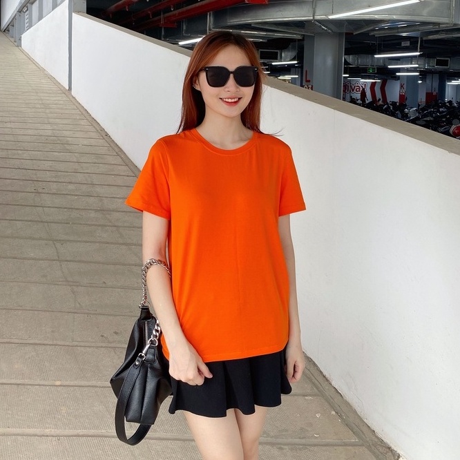 Áo thun trơn cổ tròn Halan phông cotton cao cấp chính hãng
