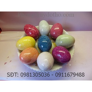 Bộ 9 quả trứng đá - Đồ phong thủy