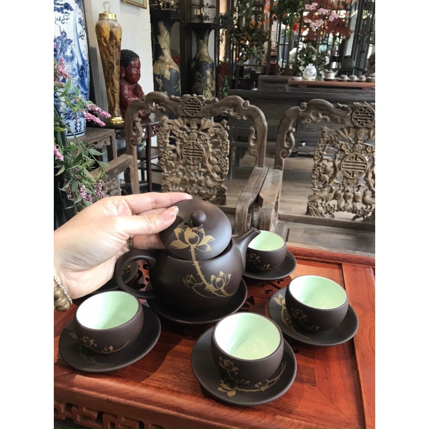 ẤM, TACH TRÀ ĐẠO GỐM PHONG CÁCH NHẬT, Ấm Tử sa, Hồng sa, ấm tây thi, gốm sứ Bát tràng[HÀNG CAO CẤP XUẤT NHẬT]