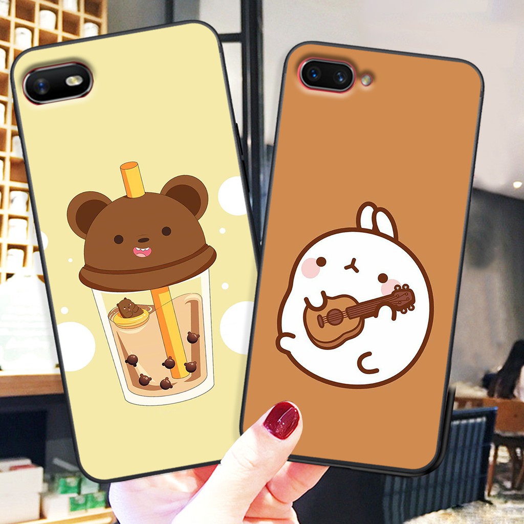 Ốp lưng điện thoại OPPO A3S - A1K in hình bình trà sữa, đồ ăn , họa tiết cute- Doremistorevn | BigBuy360 - bigbuy360.vn