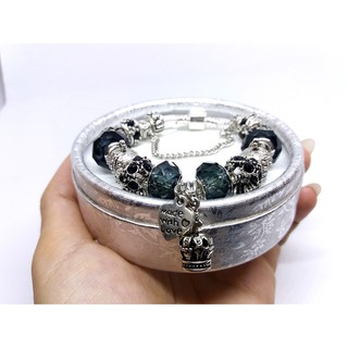 Vòng Charm Thần Bóng Tối - Queen Silver