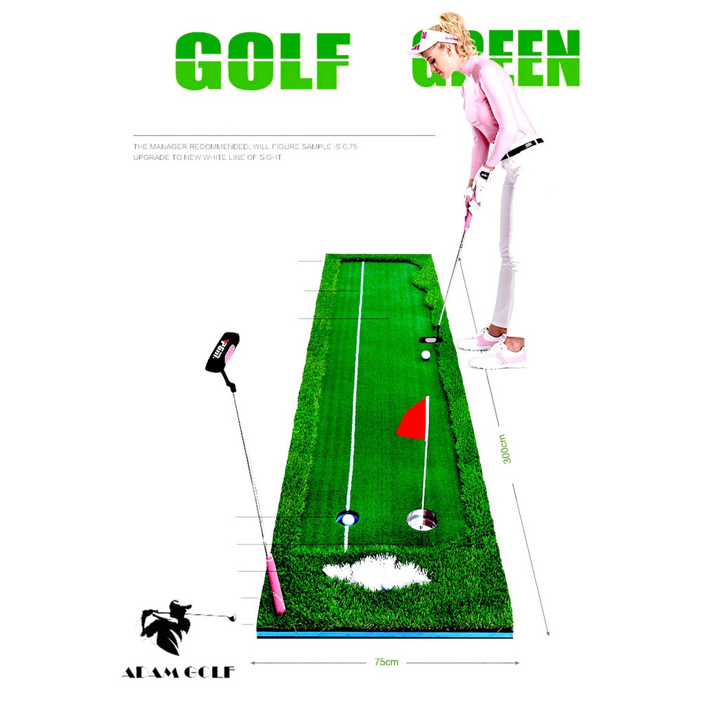 New 2021 - Bảo hành 12 tháng - Thảm tập putt loại 1 cho người chơi Golf