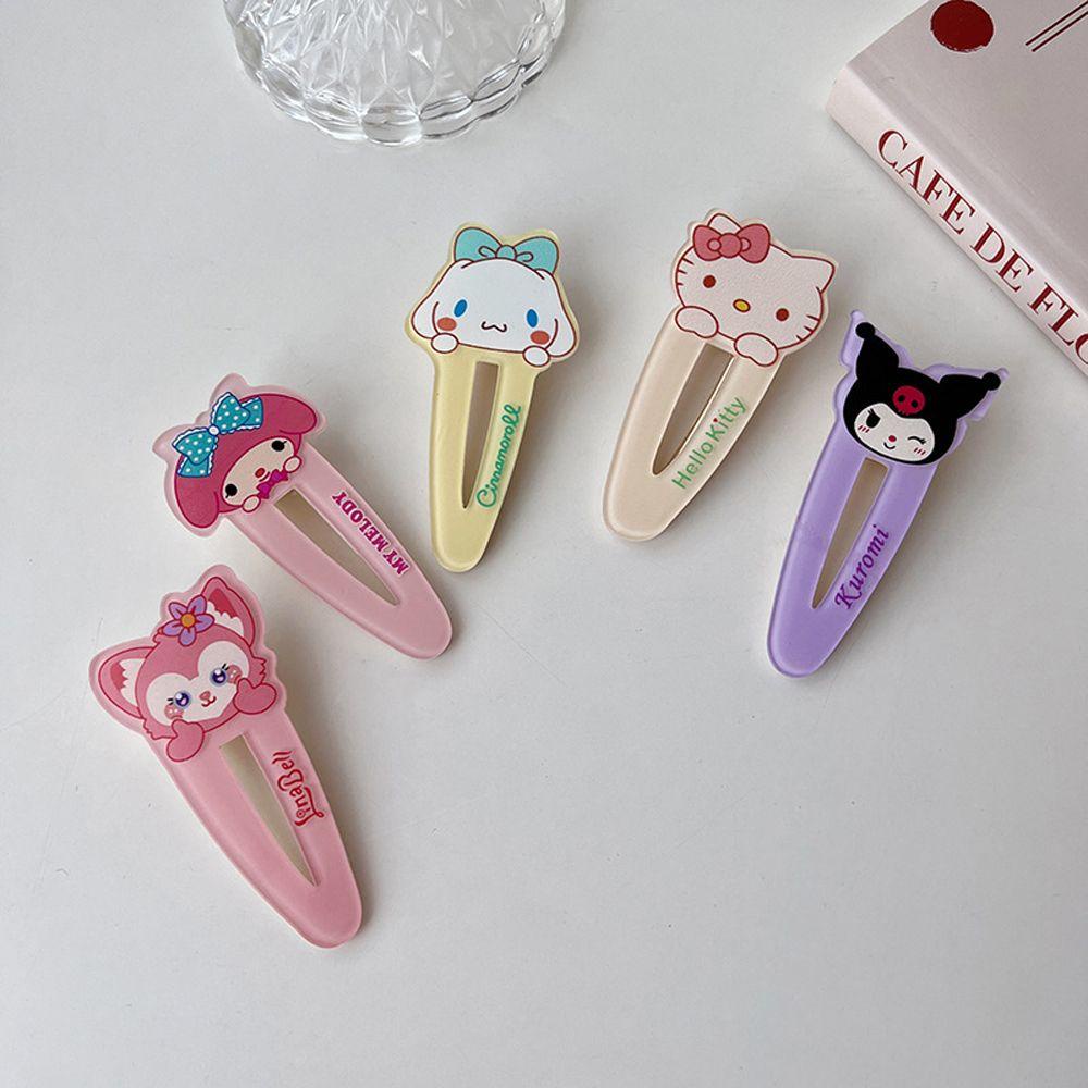 Aaron1 Kẹp Tóc Hình Kuromi Melody Kiểu Hàn Quốc Dễ Thương Cho Bé Gái