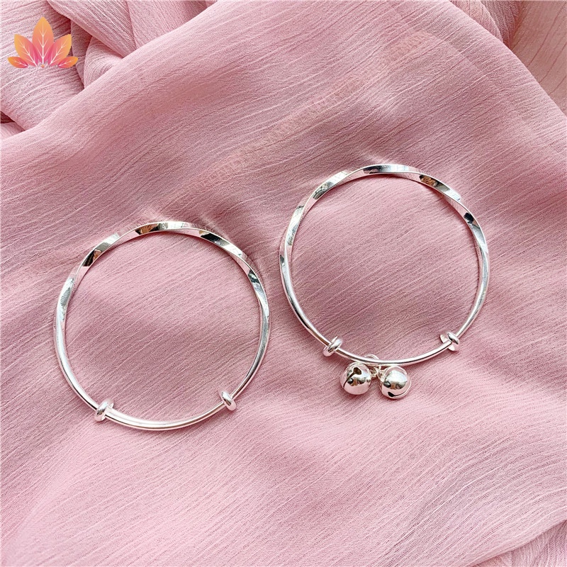adjustable ripple s925 sterling silver bracelet for women JP5