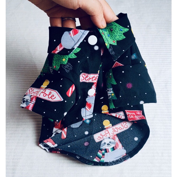 Áo sơ mi hoạ tiết gấu trúc KOALA NOEL dành cho thú cưng, Quần áo dành cho chó mèo LaLi petfashion
