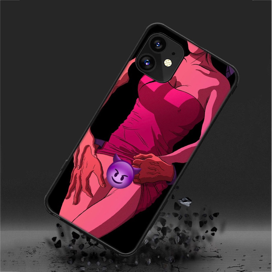 Ốp Điện Thoại Hình Cô Gái Quyến Rũ Gợi Cảm Cho iPhone 11 XR XS 5 5S 6 6S 7 / 8 / SE 2020 Plus D2