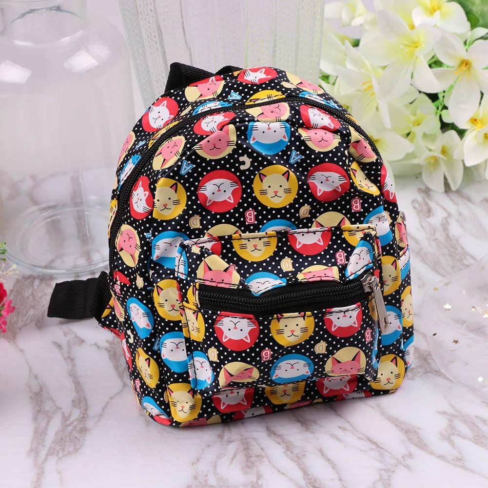 ♚Frendyest♚Fashion Children Girls Mini Backpack 3D Colorful Floral Print School Bags