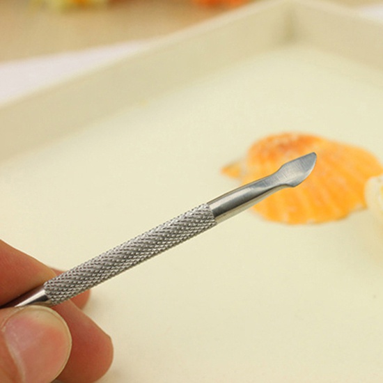 Dụng Cụ Hai Đầu Loại Bỏ Da Chết Làm Móng Bằng Thép Không Gỉ