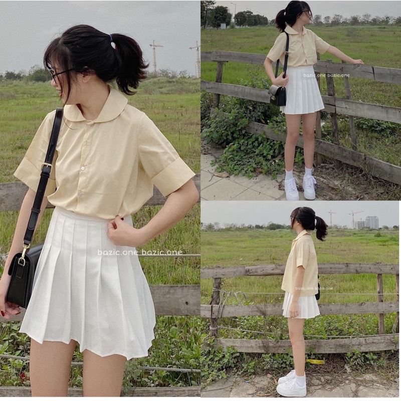 Chân Váy ngắn xếp ly Tennis, Hàng Quảng Châu Ulzzang 2021( lớp lót quần váy) | BigBuy360 - bigbuy360.vn