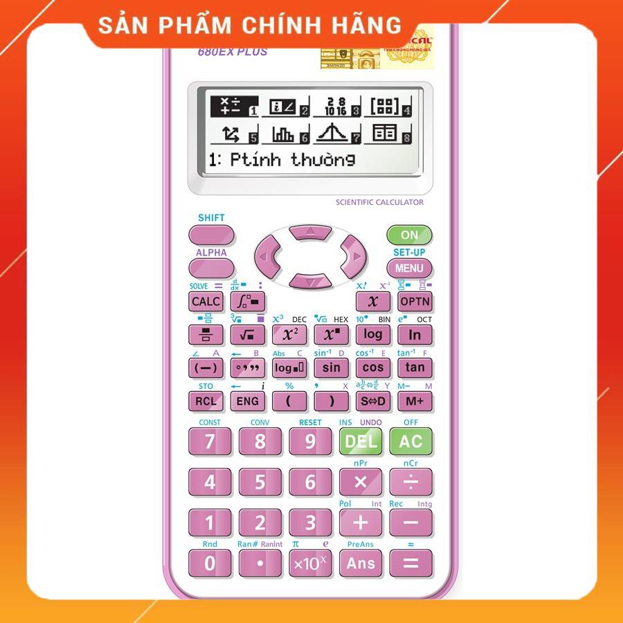 Máy tính học sinh Vinacal 680EX Plus BH 2 năm dailyphukien