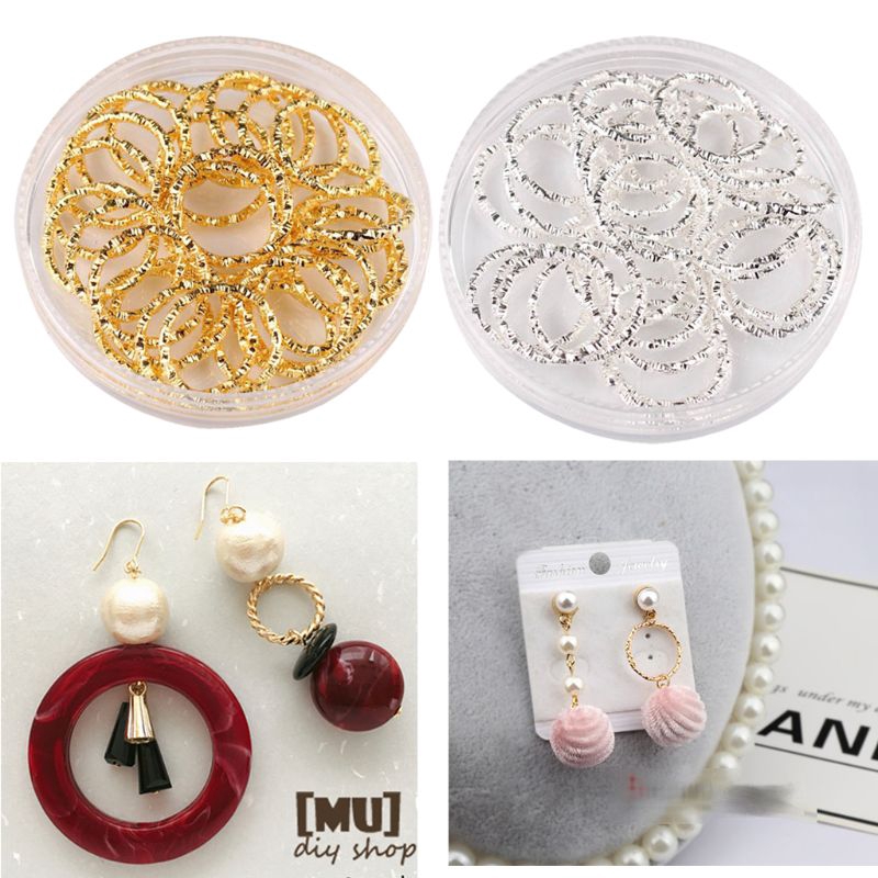 Set 200 Vòng Khoen Xoắn Làm Trang Sức Thủ Công