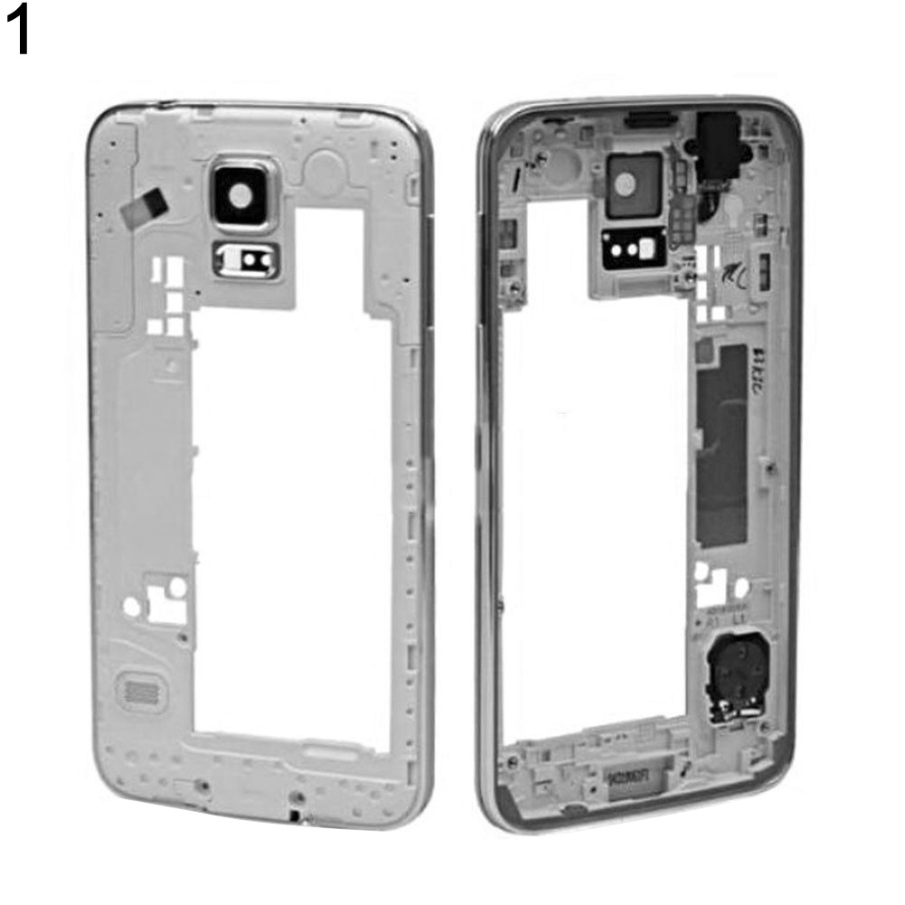 Nắp lưng điện thoại thay thế màu cầu vồng + Khung giữa cho Samsung Galaxy S5
