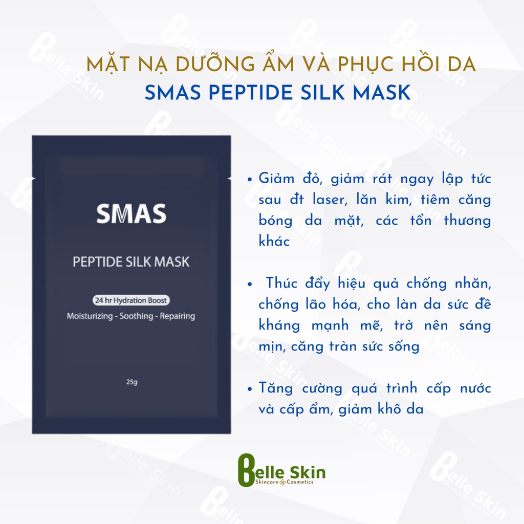 Mặt nạ Smas Peptide Silk Mask