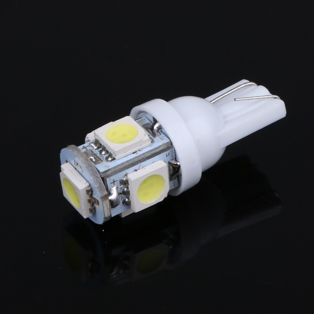 Bóng đèn soi biển số T10 5050 5SMD chuyên dùng cho xe ô tô