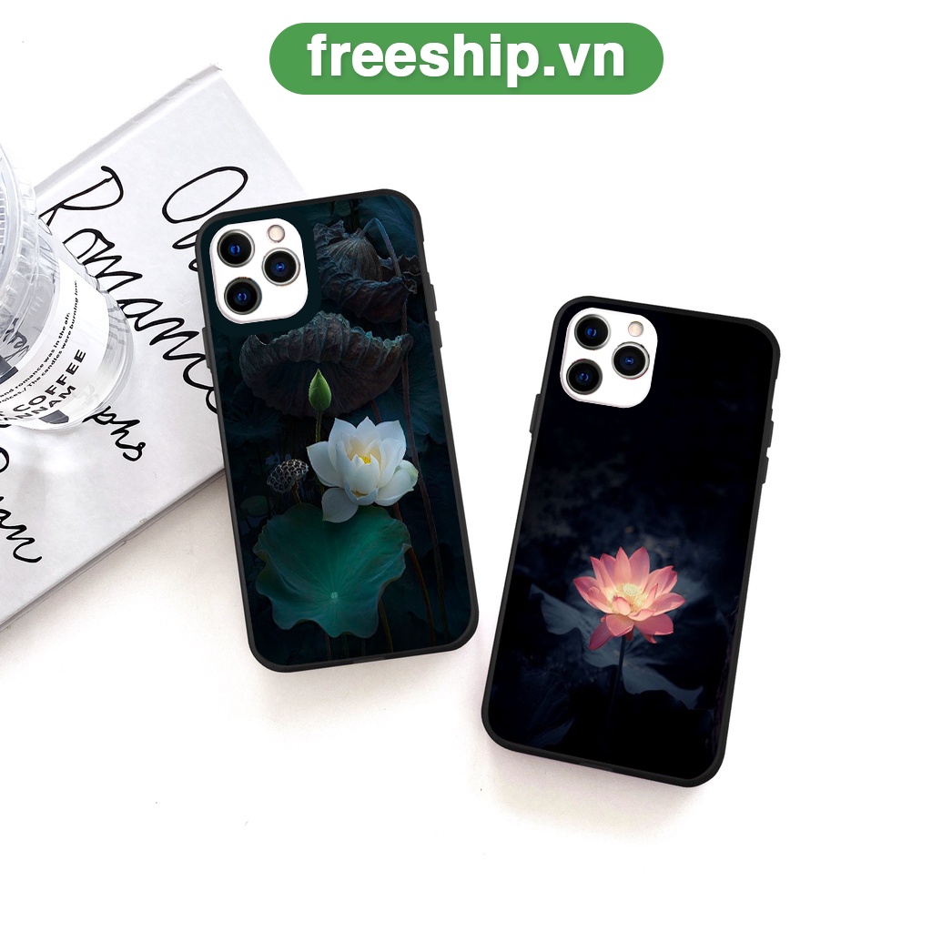 Ốp iphone sen thuần khiết thanh tao chống sốc ốp iphone6/6s/7/8/se2020/11/12/13/pro/promax/x/xr/xs/xsmax