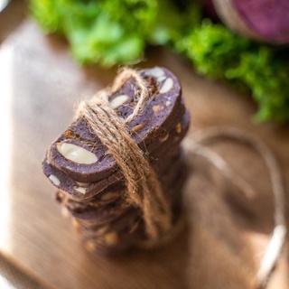 BISCOTTI KHOAI LANG TÍM Gateau Healthy-eatclean-ăn kiêng